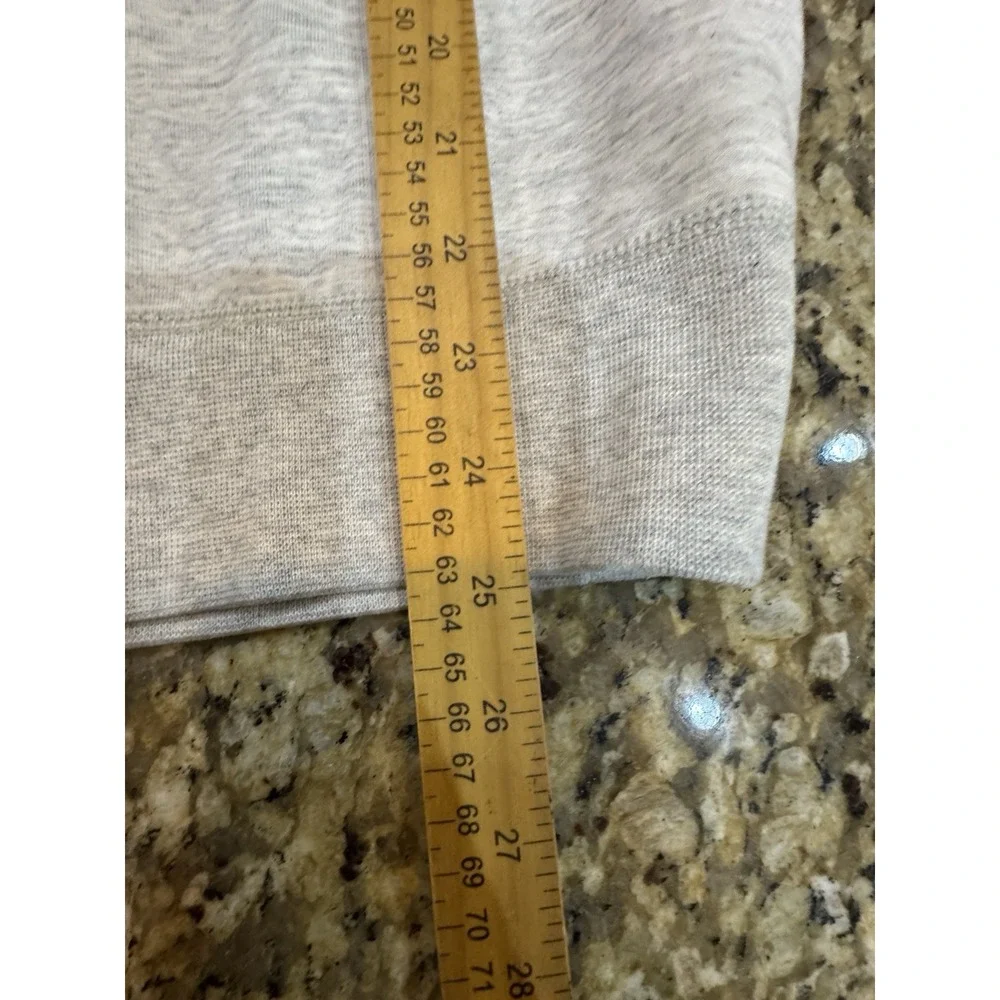 Polo Ralph Lauren Embossed Logo Double-Knit Sweatshirt light grey heather
